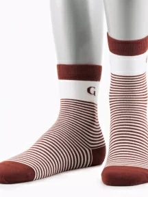 Женские бамбуковые носки Grinston socks (PINGONS), 21D1, БОРДОВЫЕ