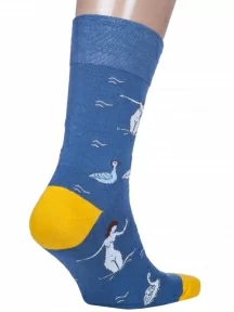 Мужские носки MSCLUB №М48, nm-542, ДЖИНСОВЫЕ