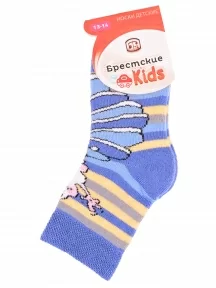 Детские махровые носки Брестские (БЧК), 14С3060, рис. 824, ВАСИЛЬКОВЫЕ