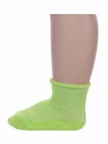Детские носки без резинки Альтаир, С63, САЛАТОВЫЕ