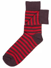 Мужские носки СТАНДАРТ-кэжуал "Челны Текстиль", L34-К4, КОРИЧНЕВО-КРАСНЫЕ (без этикеток)