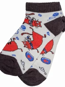 Детские короткие носки Брестские (БЧК), 18С3087, рис. 159, БЕЛЫЕ