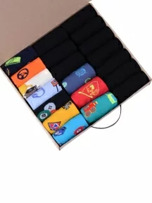 Набор из 20 пар мужских носков MSCLUB №5564, ВИМ20-5564, микс "СССР"