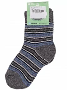 Детские теплые махровые носки Hobby Line, Ндам7630, ТЕМНО-СЕРЫЕ