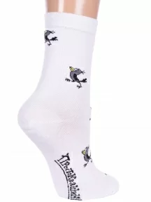Женские носки Брестские (БЧК), 23С1159, рис. 614, БЕЛЫЕ