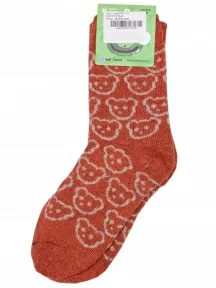 Детские теплые махровые носки Hobby Line, Ндад7621-01, КИРПИЧНЫЕ