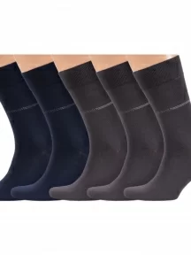 Комплект из 5 пар мужских носков RuSocks (Орудьевский трикотаж), 5-М-216, микс 2