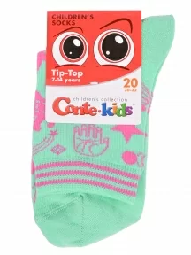 Детские носки Conte kids, 5С-11СП, рис. 945, БИРЮЗОВЫЕ