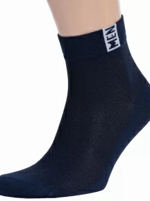 Мужские носки с сеточкой RuSocks (Орудьевский трикотаж), М-2211, ТЕМНО-СИНИЕ