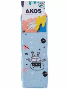 Детские носки Akos, CK41800 040, ГОЛУБЫЕ