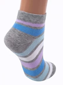 Комплект из 3 пар женских носков ХОХ, 3-G-3Rk, G-3R5 СЕРЫЕ