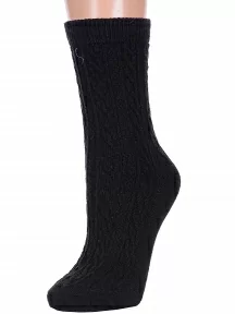 Женские теплые носки Hobby Line, Нжа6198-98, ЧЕРНЫЕ