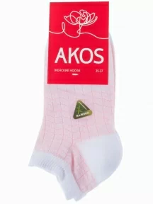Женские носки Akos, FW42N1, БЕЛЫЕ
