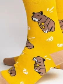 Носки unisex St. Friday Socks, contest22-1298-08/10/02, "Копибарыня Сикрет"