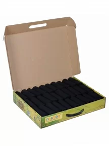 Набор из 30 пар мужских носков MSCLUB №М00, МС-ПН-01-30, черные в кейсе "Стратегический запас"