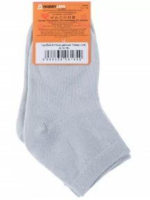 Детские носки Hobby Line, 3540-9, СВЕТЛО-СЕРЫЕ
