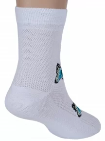 Детские носки RuSocks (Орудьевский трикотаж), Д-221, рис. 03, БЕЛЫЕ