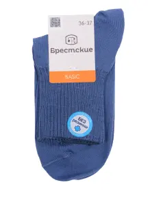 Женские медицинские носки Брестские (БЧК) рис. 033, ДЖИНСОВЫЕ (14С1202)