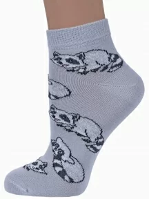 Женские носки "Носкофф" (АЛСУ), ФС47, рис. 3384, СВЕТЛО-СЕРЫЕ