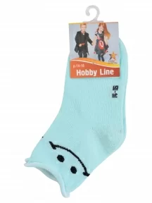 Детские носки Hobby Line, 3559/1, БИРЮЗОВЫЕ
