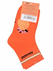 Детские спортивные носки Hobby Line, Ндх3592-03, ОРАНЖЕВЫЕ