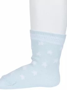 Детские носки RuSocks (Орудьевский трикотаж), Д3-130093М, ГОЛУБЫЕ со звездами
