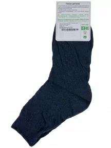 Детские носки из 100% хлопка "Борисоглебский трикотаж", 8С7, ТЕМНО-СИНИЕ