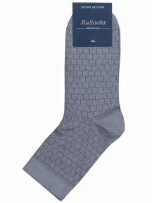 Детские носки RuSocks (Орудьевский трикотаж), Д3-13029, рис. 01, СВЕТЛО-СЕРЫЕ