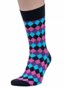Комплект из 3 пар мужских носков Grinston socks (PINGONS), 3-18D123, 18D3, РОЗОВЫЕ
