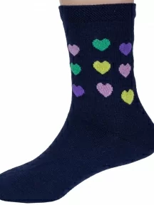 Детские носки ХОХ, D-3R2, ТЕМНО-СИНИЕ