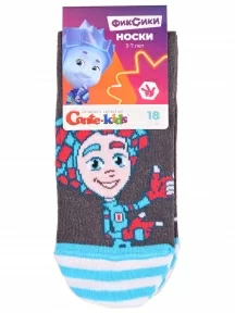 Детские носки ФИКСИКИ Conte kids, 22С-23СП, рис. 913, ТЕМНО-СЕРЫЕ