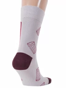 Комплект из 2 пар мужских носков MSCLUB №М06, 2-NM-76, СВЕТЛО-СЕРЫЕ