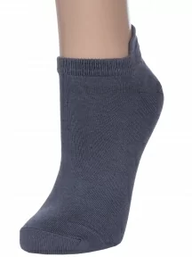 Женские короткие носки LORENZline, С7, СЕРЫЕ