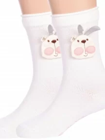 Комплект из 2 пар детских носков Conte kids, 2-20С-174СП, рис. 575, МОЛОЧНЫЕ