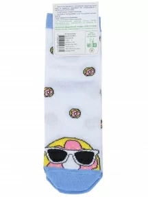 Детские носки "Борисоглебский трикотаж", 8СД1003/2, БЕЛЫЕ