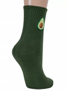 Комплект из 3 пар детских носков Гамма, 3-С1614, ШОТЛАНДСКАЯ ЗЕЛЕНЬ