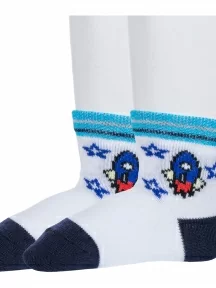 Комплект из 2 пар детских носков "Борисоглебский трикотаж", 2-8СМ1005/1, БЕЛЫЕ
