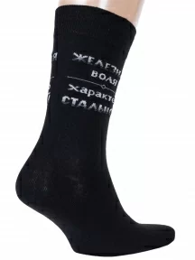 Мужские носки "Красная ветка", С-308, ЧЕРНЫЕ
