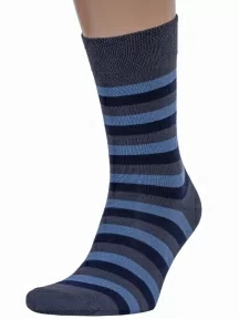 Мужские носки Брестские (БЧК), 14С2122, рис. 014, СЕРО-СИНИЕ