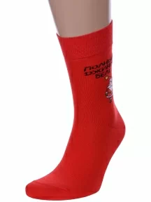 Мужские носки Брестские (БЧК), 20С2146, рис. 535 КРАСНЫЕ