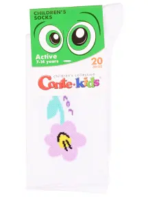 Детские спортивные носки Conte kids рис. 921, БЕЛЫЕ (20С-167СП)