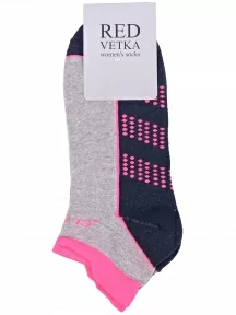 Женские спортивные носки "Красная ветка", С-2231, СЕРЫЕ