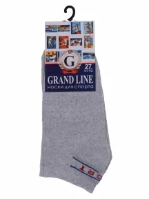 Спортивные носки GRAND LINE, С-ЖС-21, СВЕТЛО-СЕРЫЕ