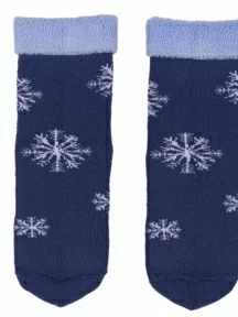 Детские махровые носки LORENZline, Л95, ТЕМНО-СИНИЕ