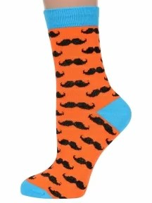 Носки unisex ХОХ FANTASY, XF-57, ОРАНЖЕВЫЕ