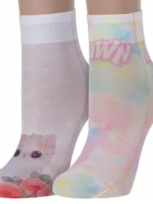 Комплект из 2 пар женских носков Conte, 2-18С-76СП, микс 3