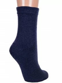 Женские полушерстяные носки LORENZline, В28, СИНИЕ