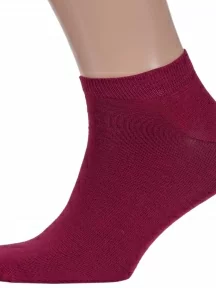 Мужские короткие спортивные носки ХОХ, SPM-180, БОРДОВЫЕ