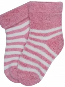 Детские махровые носки RuSocks (Орудьевский трикотаж), Д-109, РОЗОВЫЕ