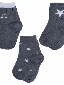 Комплект из 3 пар детских носков RuSocks (Орудьевский трикотаж), 3-Д3-13790, микс 1